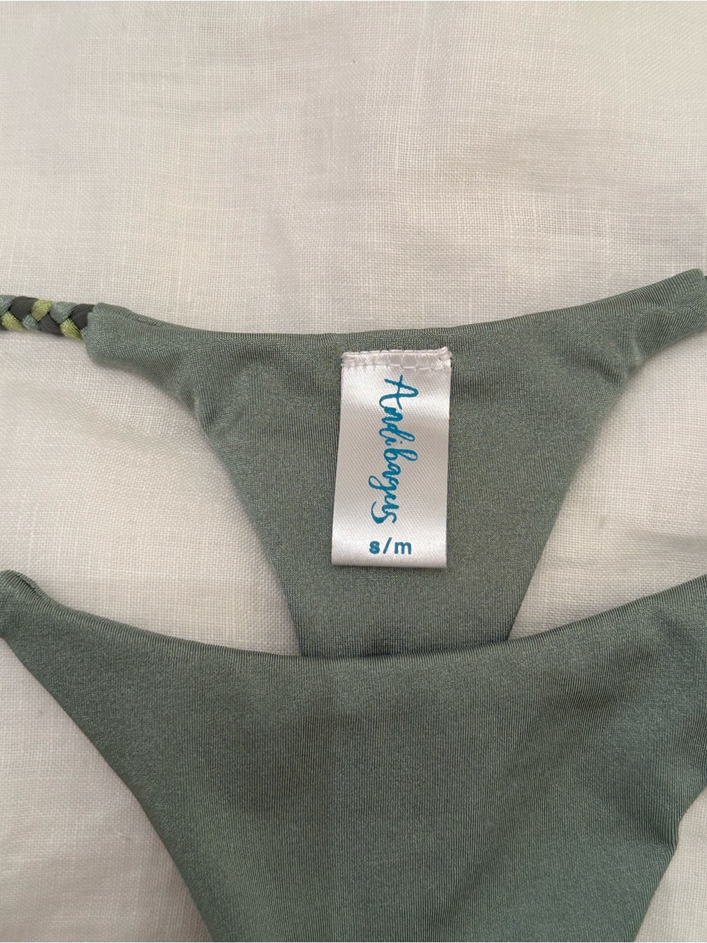 ANDI BAGUS Green Avelyn Bikini & Fringe Wrap Skirt - Picture 9 of 10